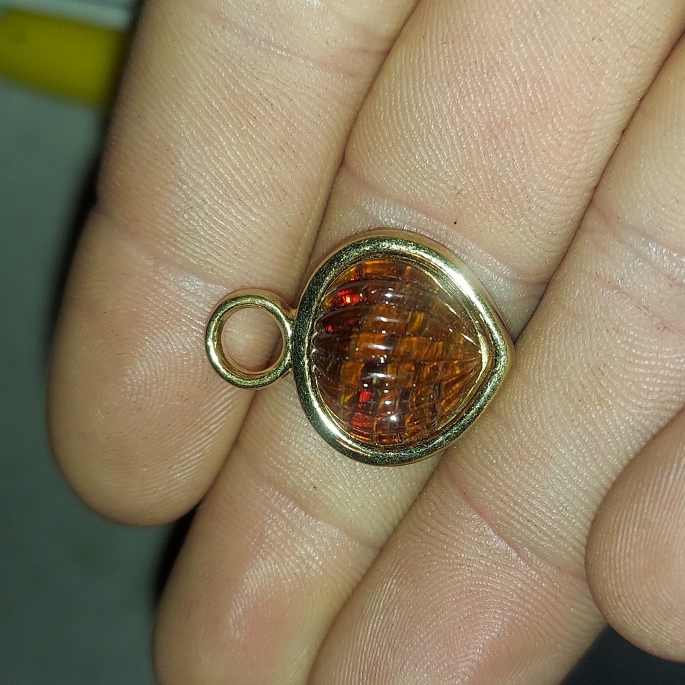 Gorg vintage high vibing amber pendant